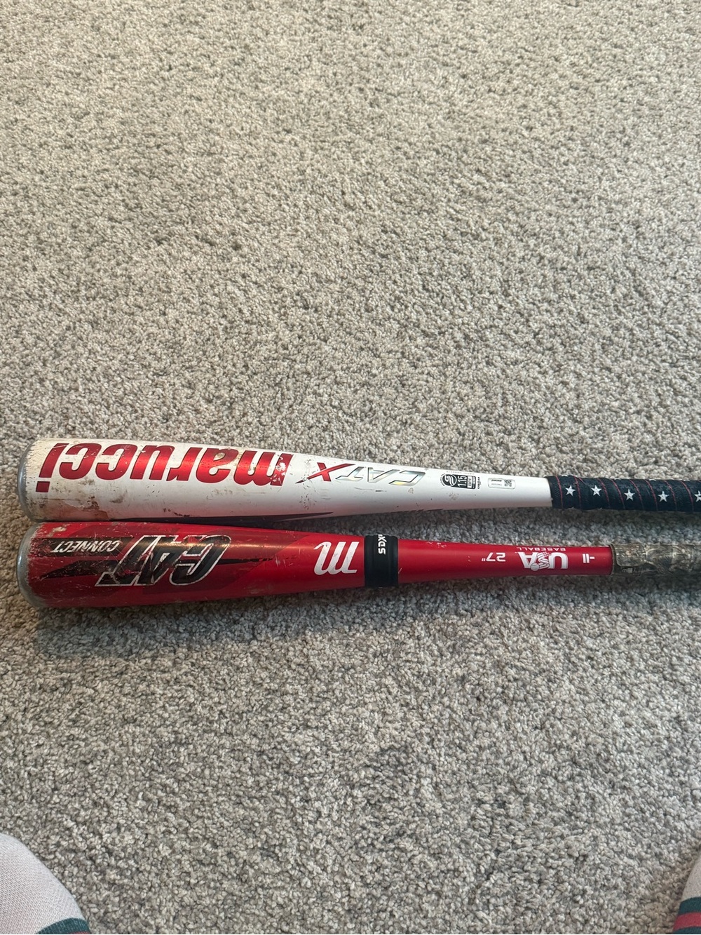 Marucci Youth Baseball Bats - Red and White